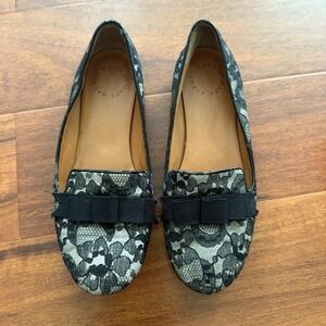 Marc by Marc Jacobs SIZE 5.5 Black Lace Ballet Dress Flat Slip On Shoes EU 35.5